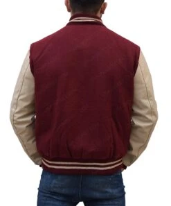 Flash Letterman Jacket -Leather Jacket Store Red Logo Varsity Jacket