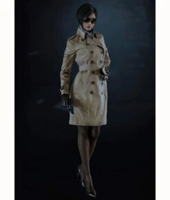 Resident Evil 2 Ada Wong Double Breasted Coat