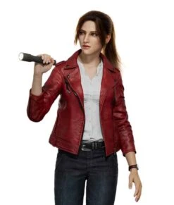 Resident Evil Infinite Darkness Red Leather Jacket