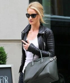Rosie Huntington Whiteley Leather Jacket