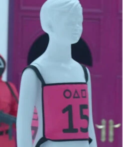 Squid Game Vest -Leather Jacket Store Squid Game Pink Vest