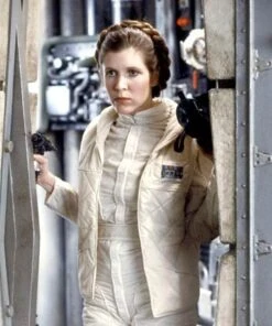 Star Wars Princess Leia Hoth Vest -Leather Jacket Store Star Wars Princess Leia White Vest