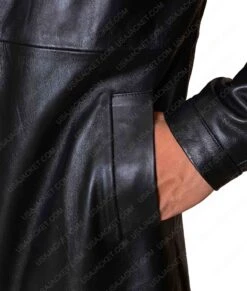 Star Wars Benicio Del Toro Trench Coat -Leather Jacket Store Star Wars The Last Jedi DJ Black Trench Coat