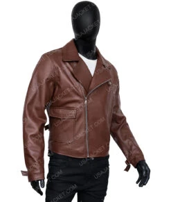 Captain America WW2 Brown Jacket -Leather Jacket Store Steve Rogers Captain America The First Avenger Jacket