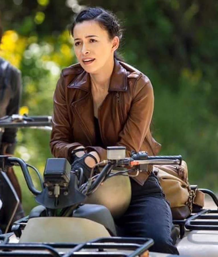 The Walking Dead S09 Rosita Espinosa Jacket 2 The Walking Dead S09 Rosita Espinosa Jacket - Image 2