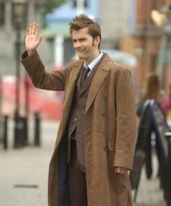Tenth Doctor Who Long Coat -Leather Jacket Store Tenth Doctor Who Brown Coat
