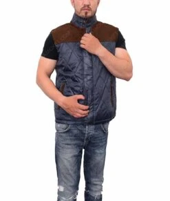 The 5th Wave Evan Walker Satin Vest -Leather Jacket Store The 5Th Wave Alex Roe Satin Vest
