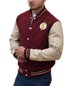Flash Letterman Jacket -Leather Jacket Store The Flash Red Jacket