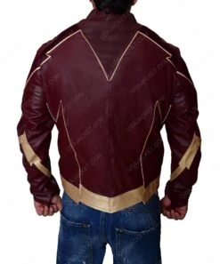 The Flash Season 4 Jacket -Leather Jacket Store The Flash Season 4 Maroon Leather Jacket