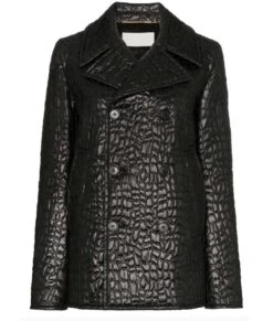 The Flight Attendant Cassie Bowden Peacoat -Leather Jacket Store The Flight Attendant Cassie Bowden Peacoat