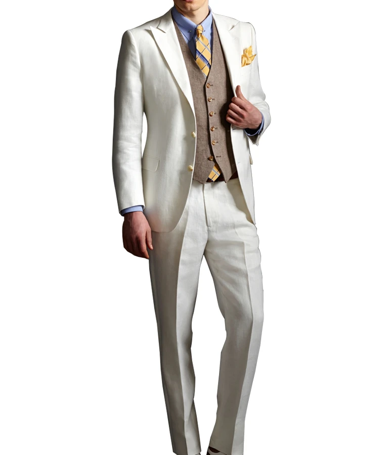 The Great Gatsby Off White Suit 1 The Great Gatsby Off White Suit