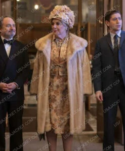 The Marvelous Mrs. Maisel Shirley Maisel Fur Trench Coat