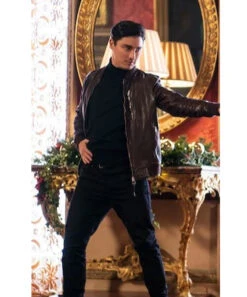 The Princess Switch Peter Maxwell Leather Jacket
