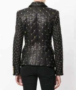 The Real Housewives Of Salt Lake City Studded Blazer -Leather Jacket Store The Real Housewives of Salt Lake City Studded Blazer