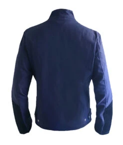 Captain America The Winter Solider Steve Roger Jacket 5 Captain America The Winter Solider Steve Roger Jacket -Leather Jacket Store The Winter Soldier Steve Rogers Blue Cotton Jacket