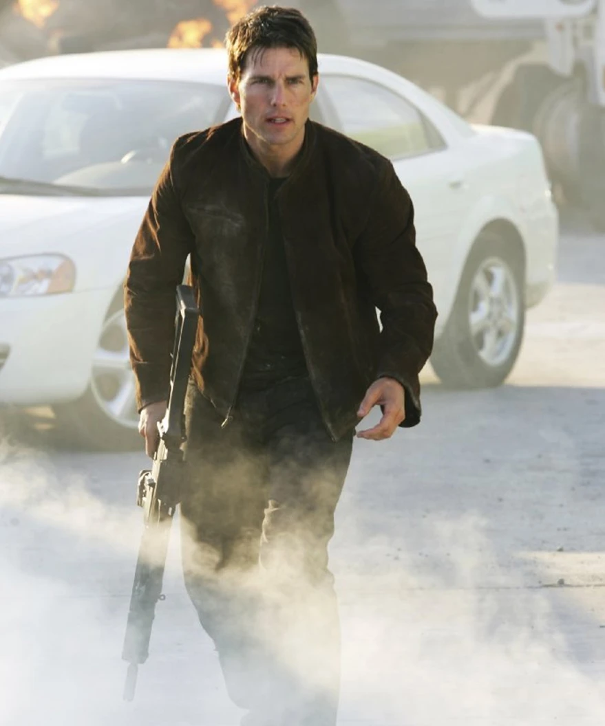 Tom Cruise Mission Impossible 3 Suede Leather Jacket 1 Tom Cruise Mission Impossible 3 Suede Leather Jacket