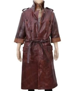 Piper Womens Dark Brown Double Breasted Coat