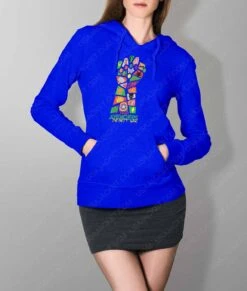 Infinity War Pop Art Hoodie -Leather Jacket Store Womens Infinity War Pop Art Blue Hoodie