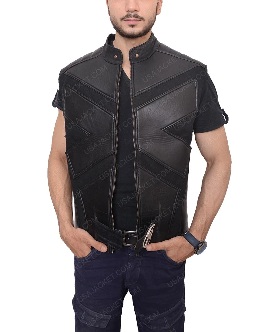 X Men Origins Wolverine Leather Vest 1 X Men Origins Wolverine Leather Vest